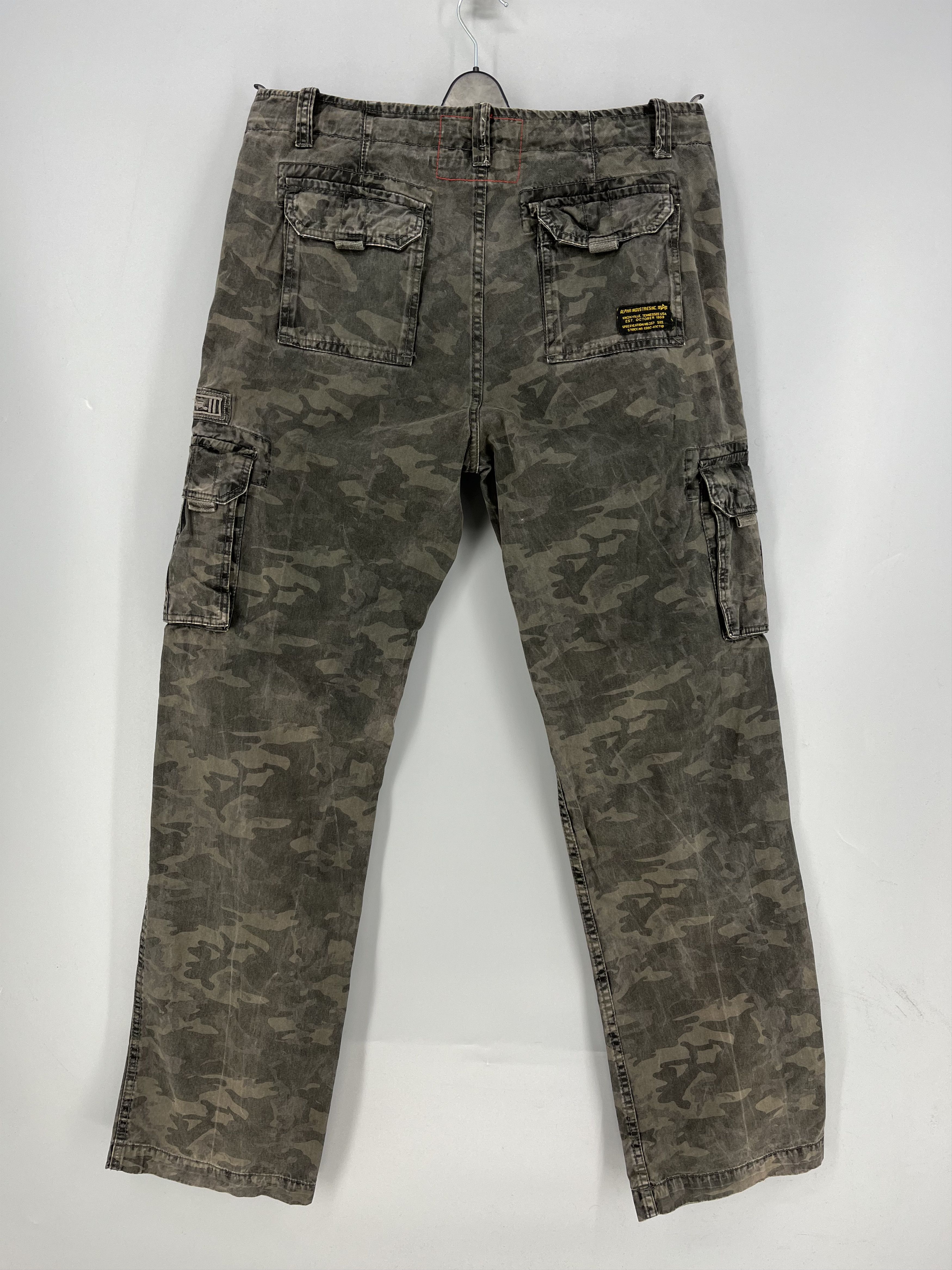 Alpha Industries VTG Alpha Industries Cargo Camouflage Military Outdoor Size US 34 / EU 50 - 10 Thumbnail