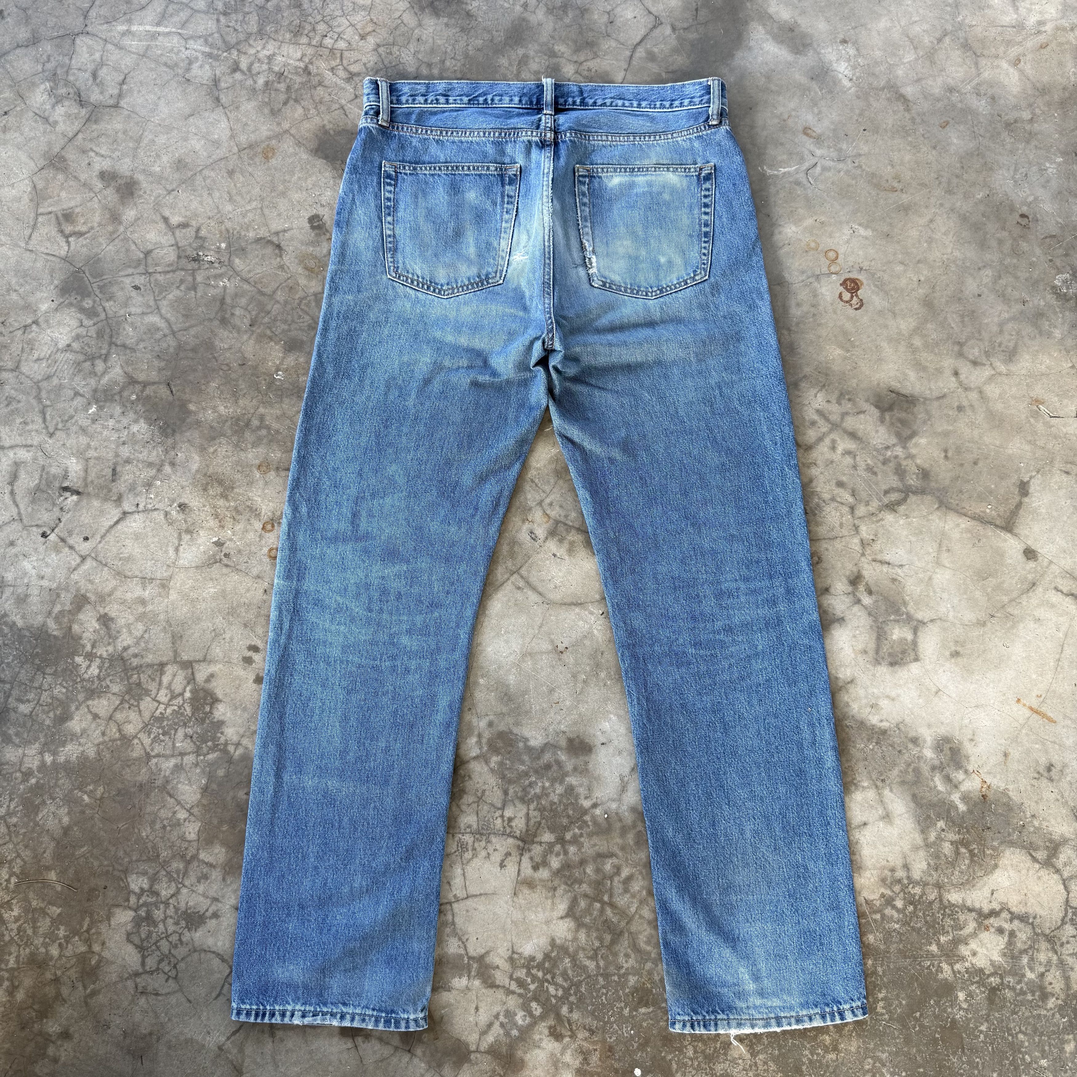 Japanese Brand Vintage Japanese Rusty Faded Denim Jean Size US 36 / EU 52 - 7 Thumbnail