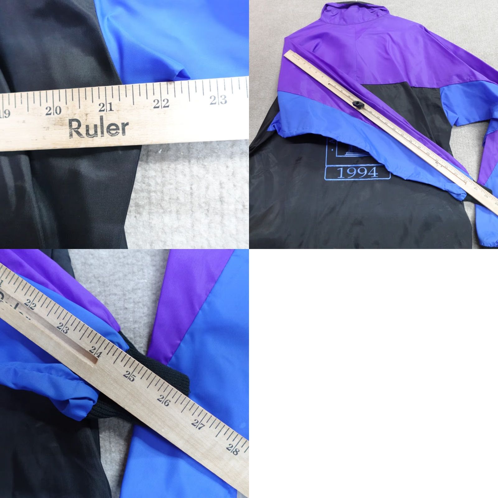 Vintage VINTAGE Annapolis 10 Mile Run Jacket L Windbreaker Full Zip Blue Black Purple Mens Size US L / EU 52-54 / 3 - 8 Thumbnail
