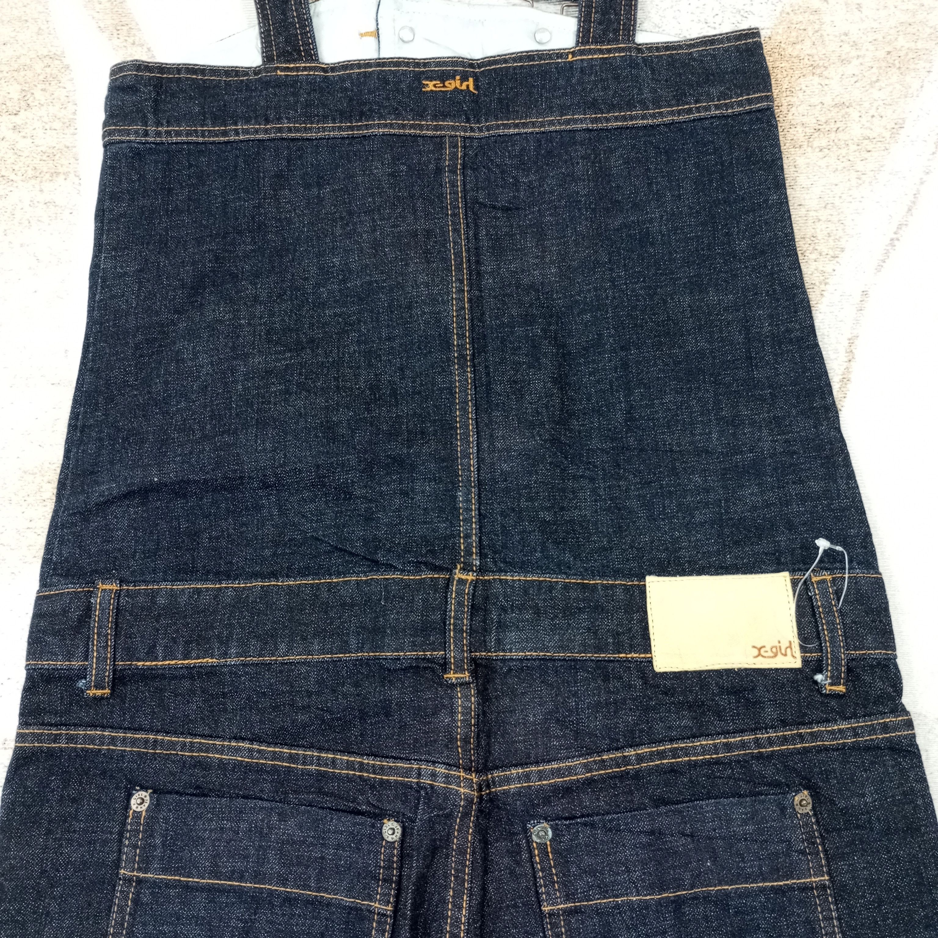Vintage X-Girl Streetwear Overall Jeans c235n13 Size US 35 - 7 Thumbnail