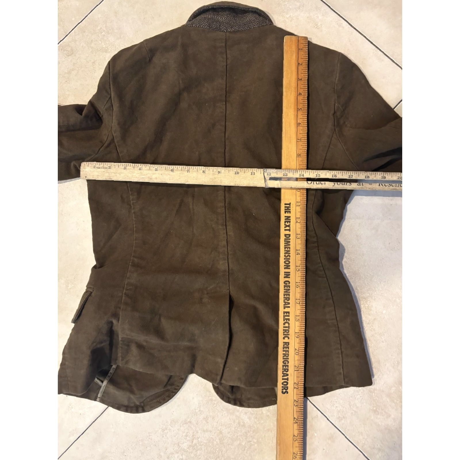 J.Crew J.CREW Blazer Womens L Brown Cotton Twill 3 Button Tailored Casual Jacket Size L / US 10 / IT 46 - 6 Thumbnail