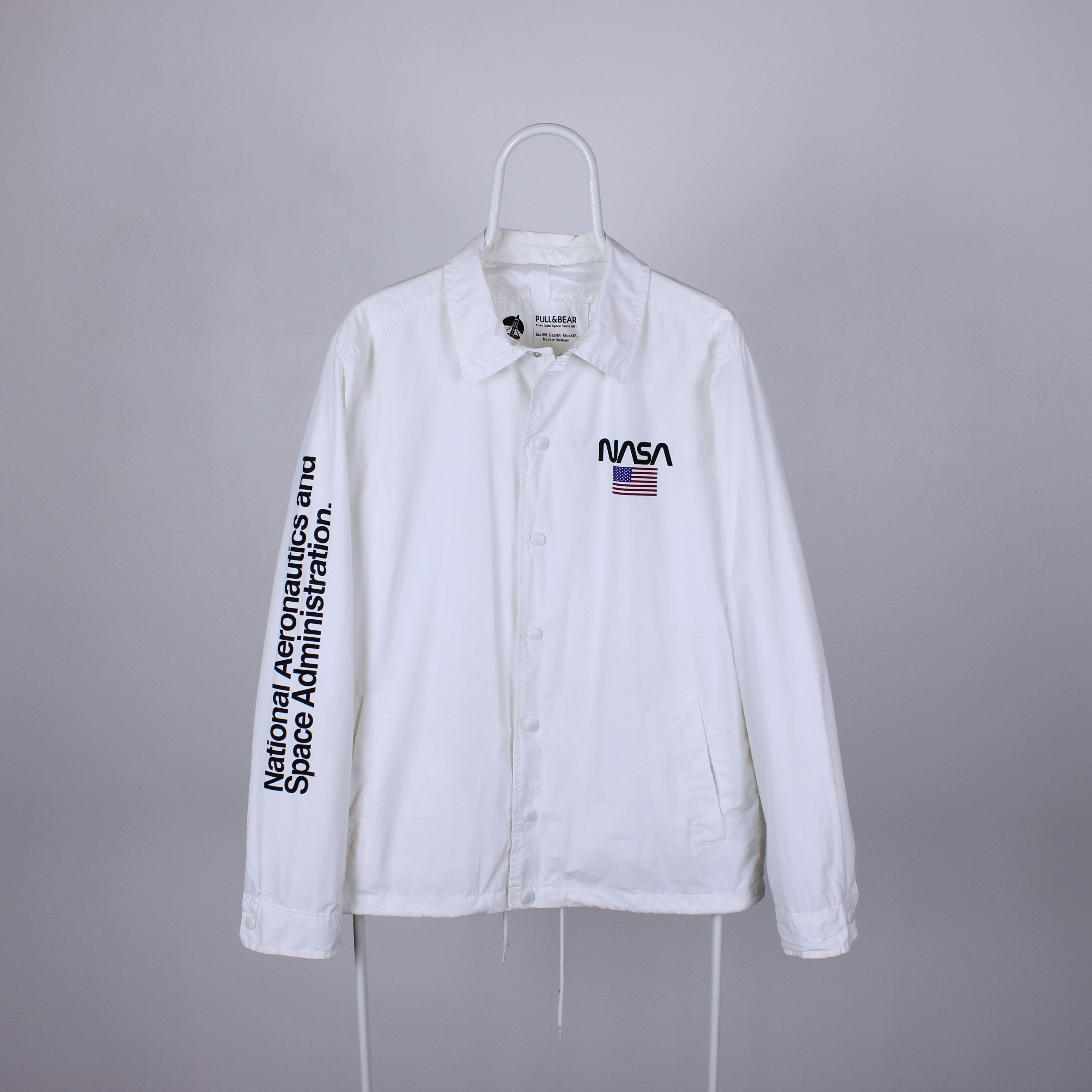 NASA Pull & Bear & Nasa vintage jacket light M white Size US M / EU 48-50 / 2 - 3 Thumbnail