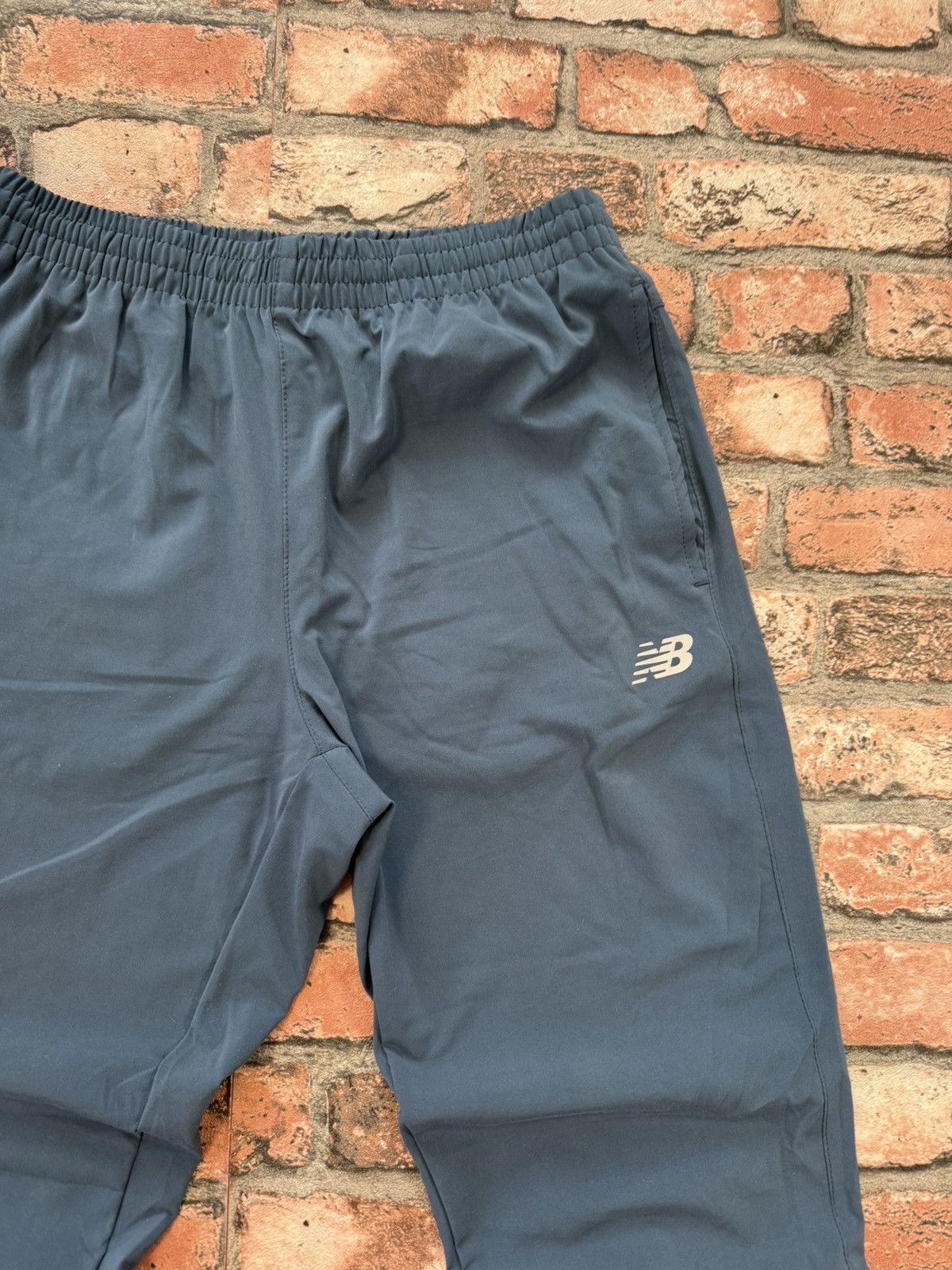 New Balance 90’s NEW BALANCE RARE ZIP LOGO Y2K RETRO NYLON TRACK PANTS Size US 32 / EU 48 - 3 Thumbnail