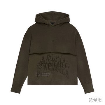 Givenchy o1loc1c0824 Layered Effect Hoodie in Green Size M / US 6-8 / IT 42-44 - 1 Thumbnail