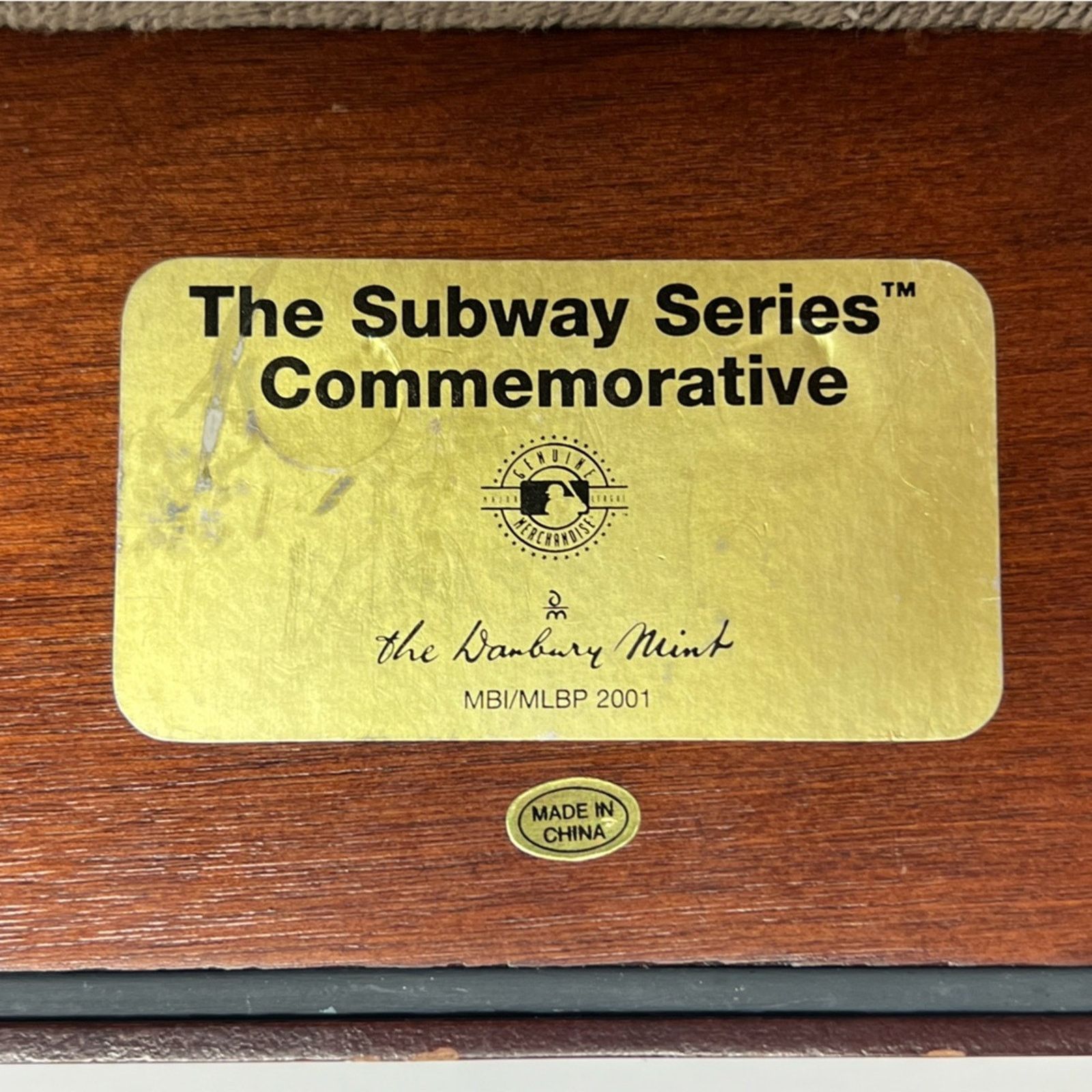 MLB Subway Series World Series Mets & Yankees Danbury Vintage Size ONE SIZE - 7 Thumbnail