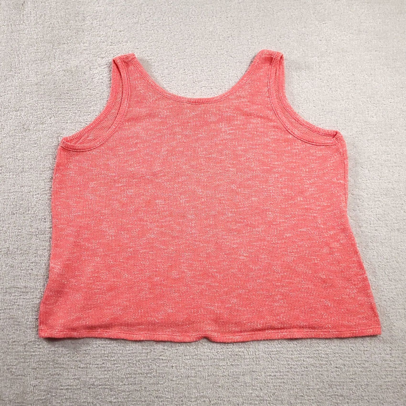 Vintage Time And Tru Women's Sleeveless Pullover Sweater 3XL XXXL Pink Stretch Size XXL / US 16-18 / IT 52-54 - 7 Thumbnail