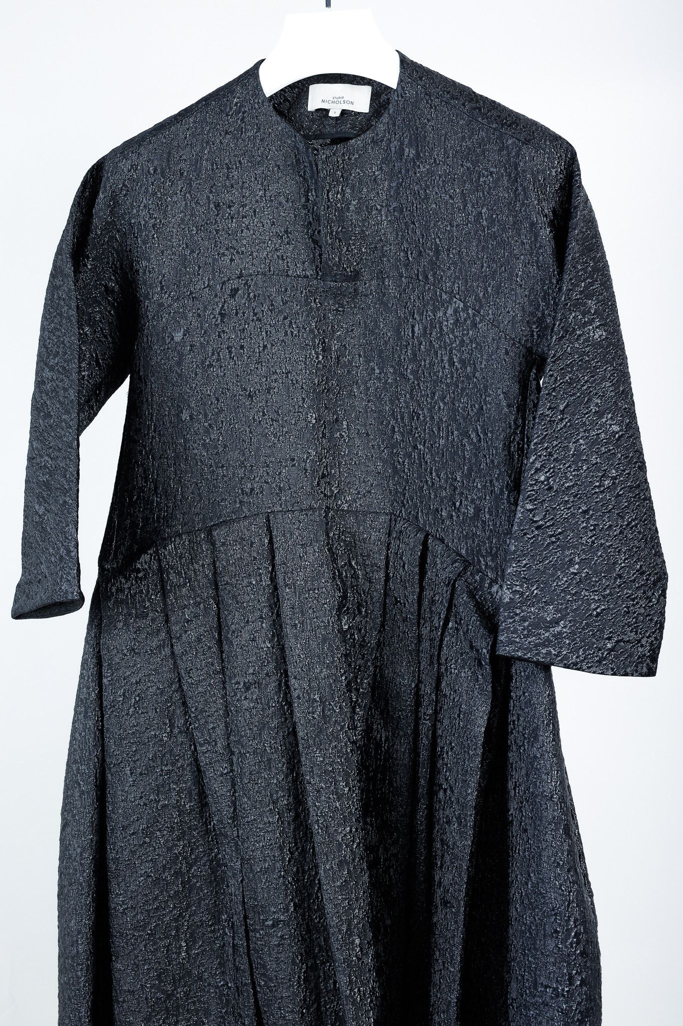 Studio Nicholson Studio Nicholson Effie Midnight-Blue Jacquard Dress Size S / US 4 / IT 40 - 3 Thumbnail