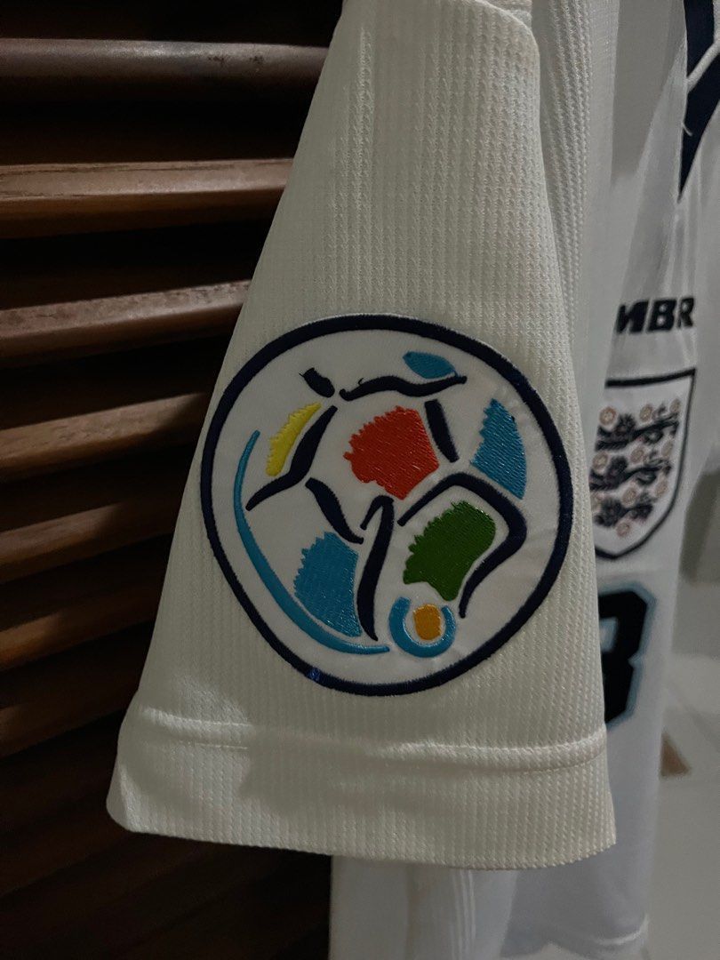Umbro Vintage Football Shirt England Home Euro 1996 Gascoigne Size US XS / EU 42 / 0 - 7 Thumbnail