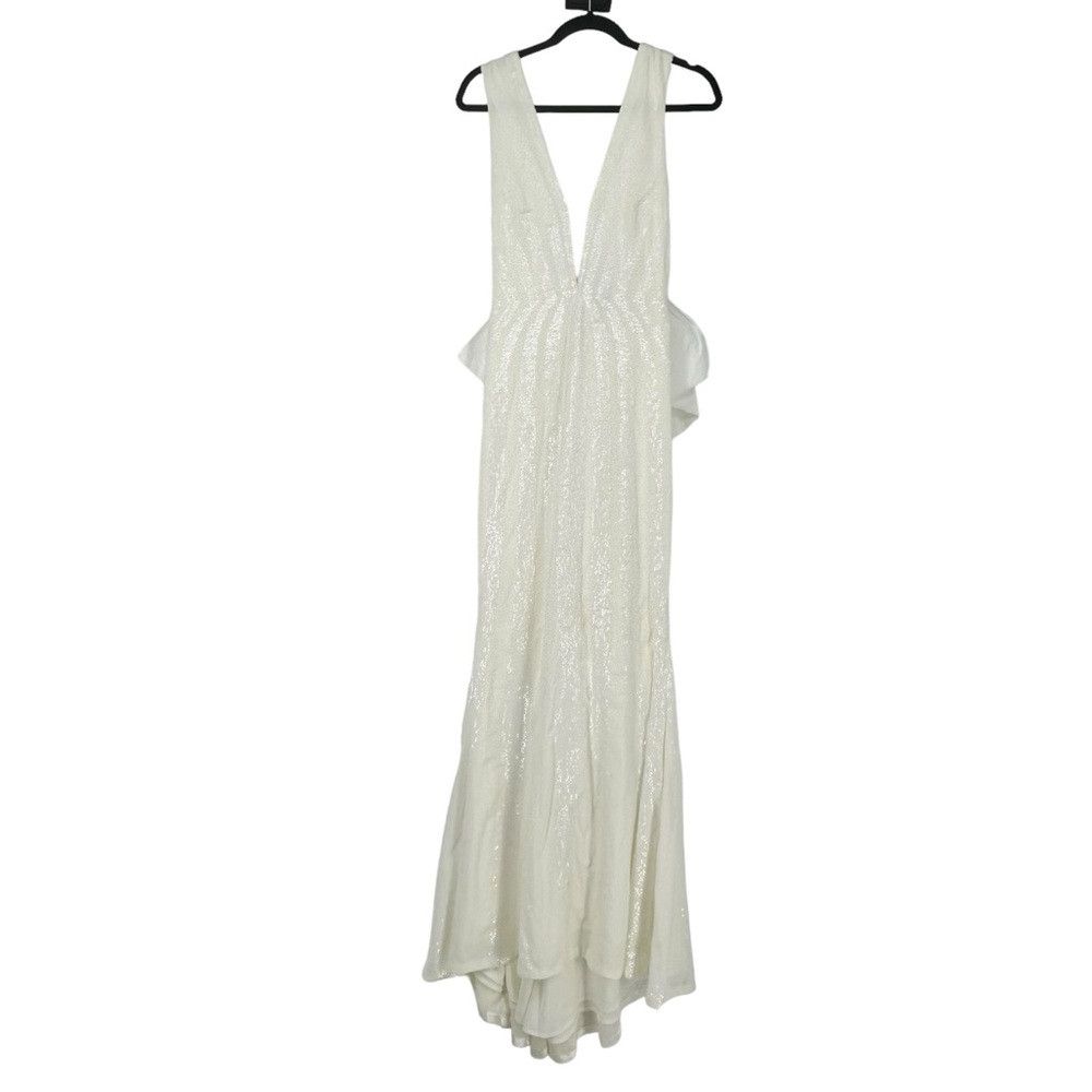 Other REBECCA VALLANCE DAVINA TAFFETA BOW GOWN IVORY MODERN BRIDE Size XS / US 0-2 / IT 36-38 - 2 Thumbnail
