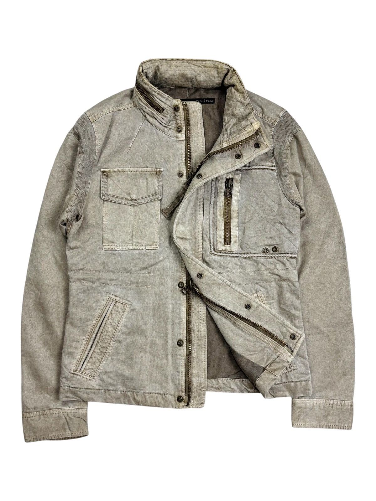 GOA Archive Plag Plag - Apocalypse Style Mud Wash Bono Jacket Size US M / EU 48-50 / 2 - 1 Thumbnail