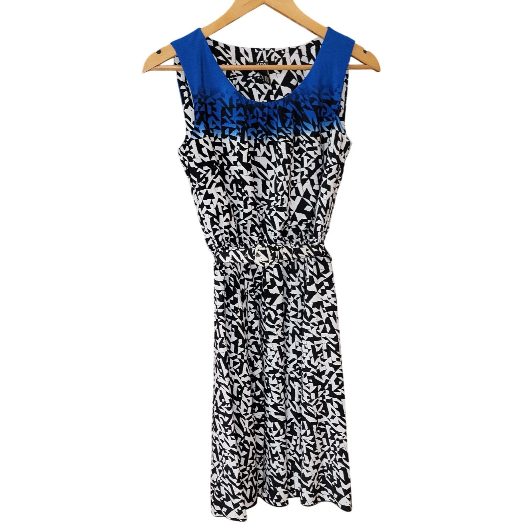 Alfani Alfani Womens Petite Abstract Print Sleeveless Dress Size 2P Size XS / US 0-2 / IT 36-38 - 1 Thumbnail