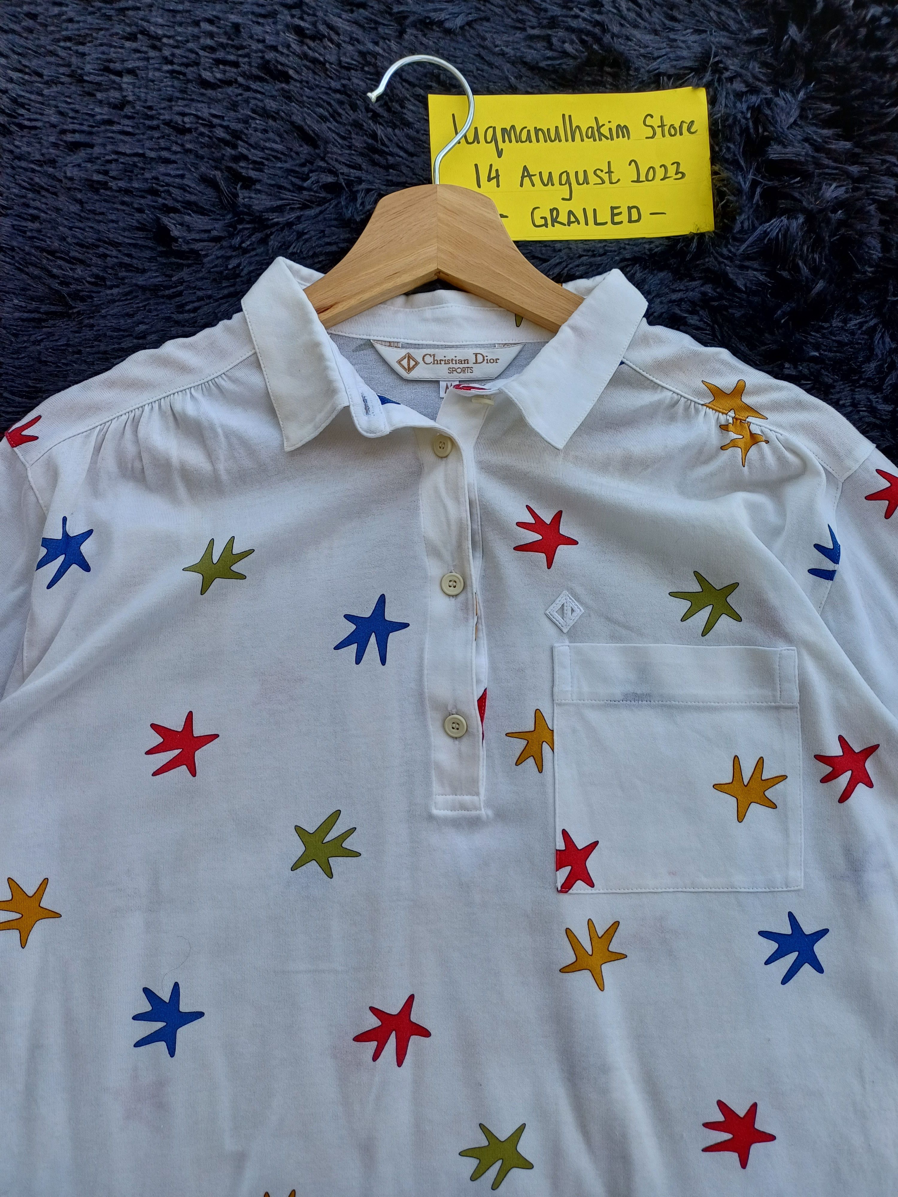 Christian Dior Monsieur Rare Vintage Christian Dior Sports Polo Shirt Size US M / EU 48-50 / 2 - 5 Thumbnail