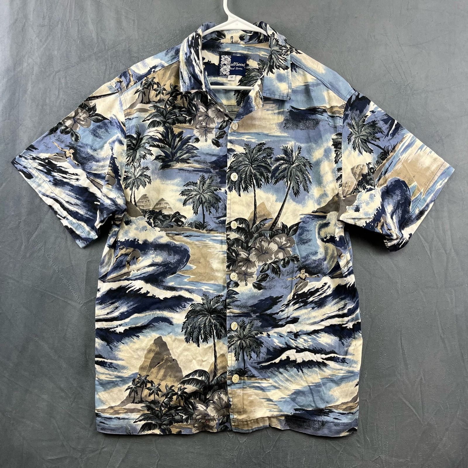 Other Bullhead Island Series Hawaiian Shirt USA Made Palm Oceans Size US M / EU 48-50 / 2 - 2 Thumbnail