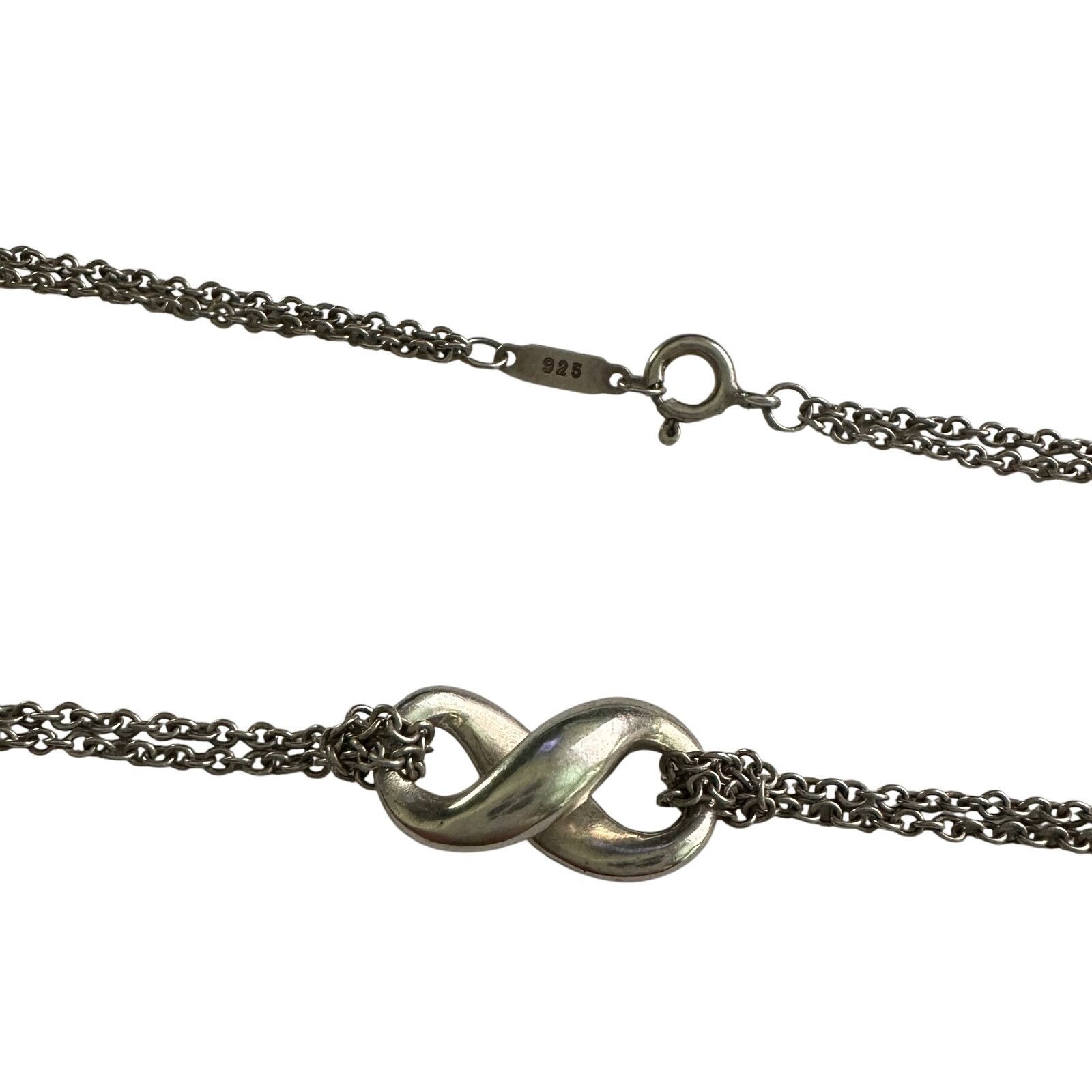 Tiffany & Co. Tiffany & Co Infinity Double Chain Pendant and Necklace Size ONE SIZE - 12 Thumbnail