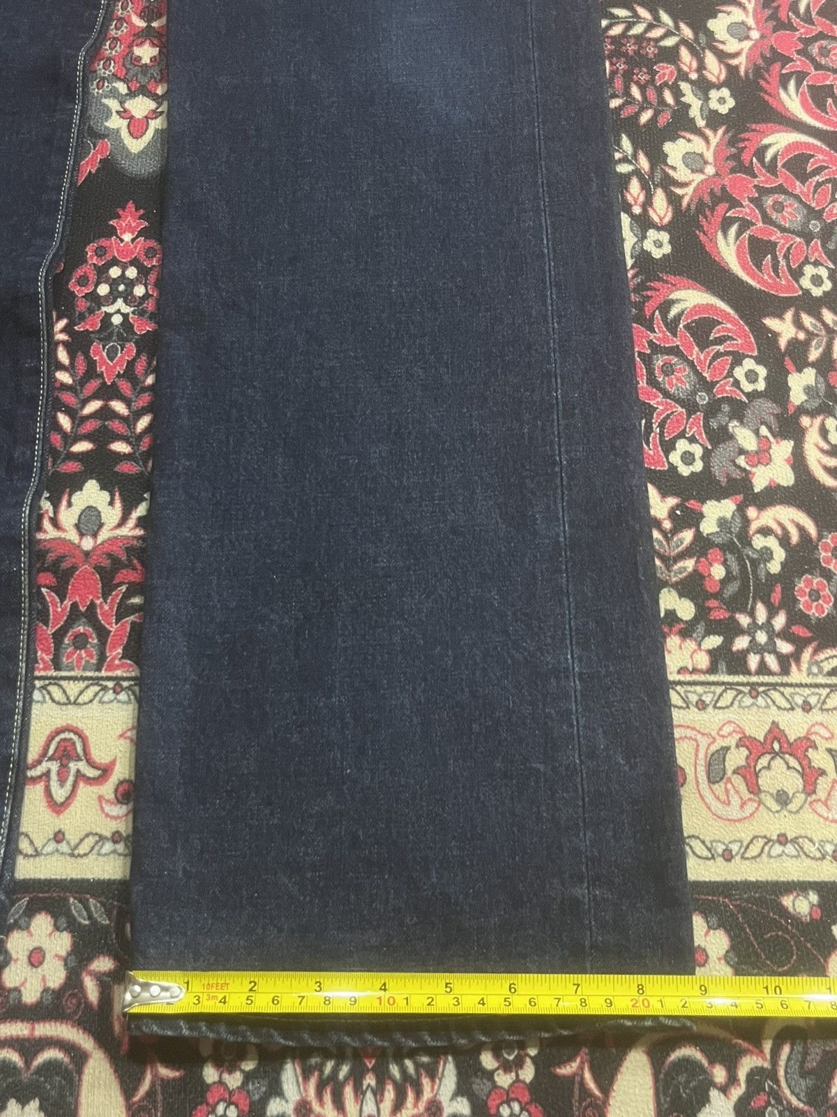 Vintage Vintage Octopus Army Indigo Wash Straight Leg Selvedge Jeans Size US 34 / EU 50 - 18 Thumbnail