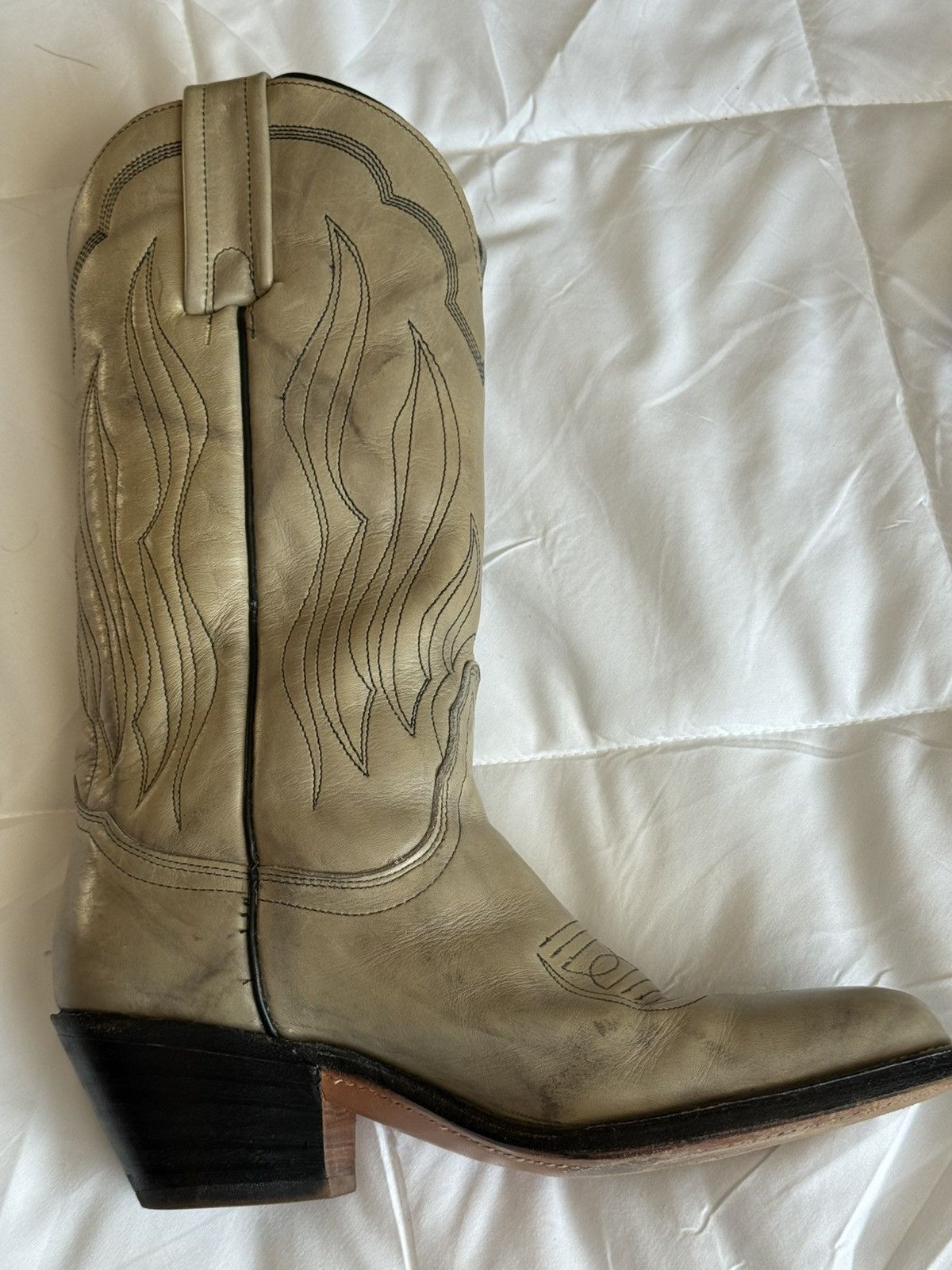 Other Vintage Men's Frye 3844 Western Cowboy Boots - 8.5 Size US 8.5 / EU 41-42 - 7 Thumbnail