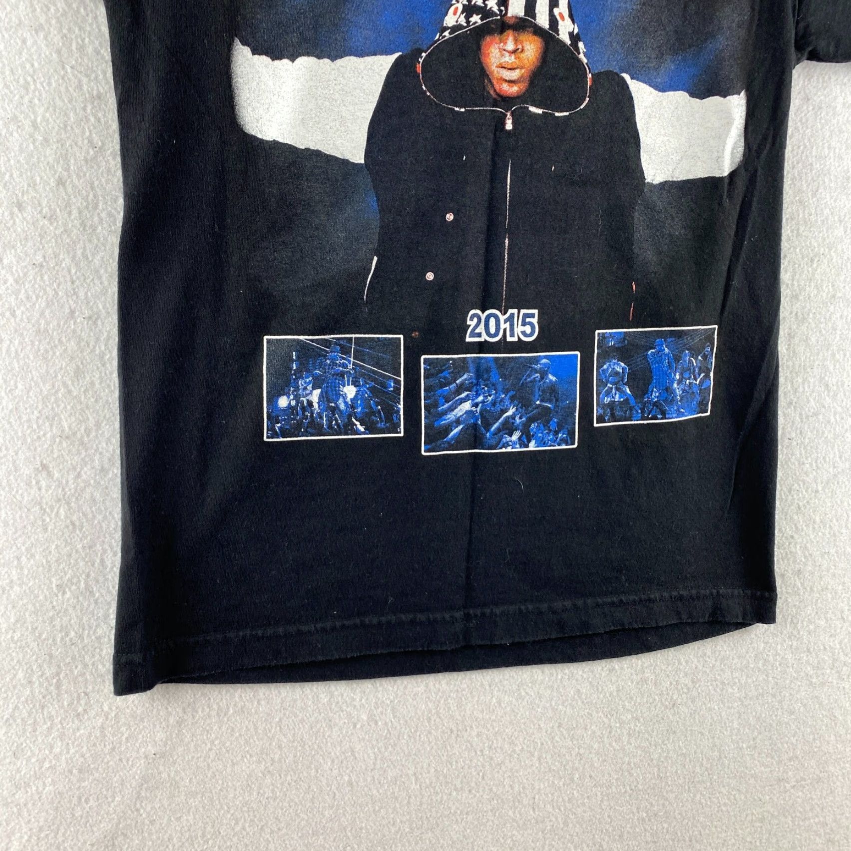Anvil Chris Brown Concert Shirt Mens S 2015 One Hell of a Nite Tour Double Sided Shirt Men Small Brown Cotton Knit Logo Graphic Print Concert Tour Mens Size US S / EU 44-46 / 1 - 5 Thumbnail
