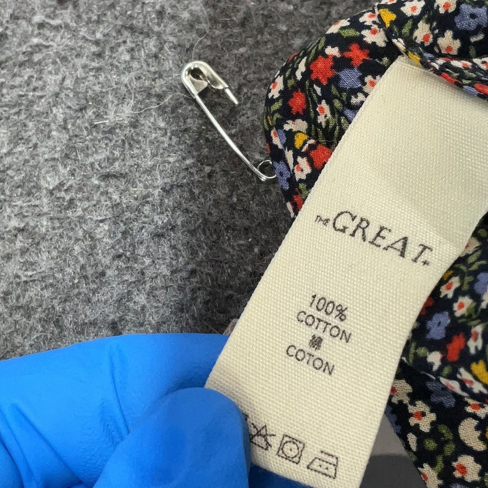 THE GREAT The Great The Creek Dress - Size 0 - Dark Navy Wildflower Size XS / US 0-2 / IT 36-38 - 9 Thumbnail