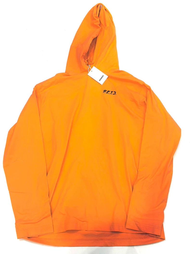 Vetements Vetements 18SS P.E.T.S Oversized Hoodie with Giant Sleeves Size US XS / EU 42 / 0 - 1 Thumbnail
