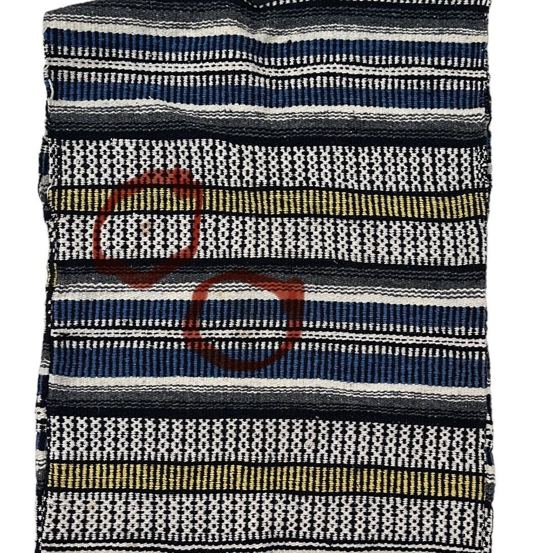 Vintage Vtg Hand-Woven Mexican Rug Boho Import Woven Vest OSFM Size US M / EU 48-50 / 2 - 3 Thumbnail