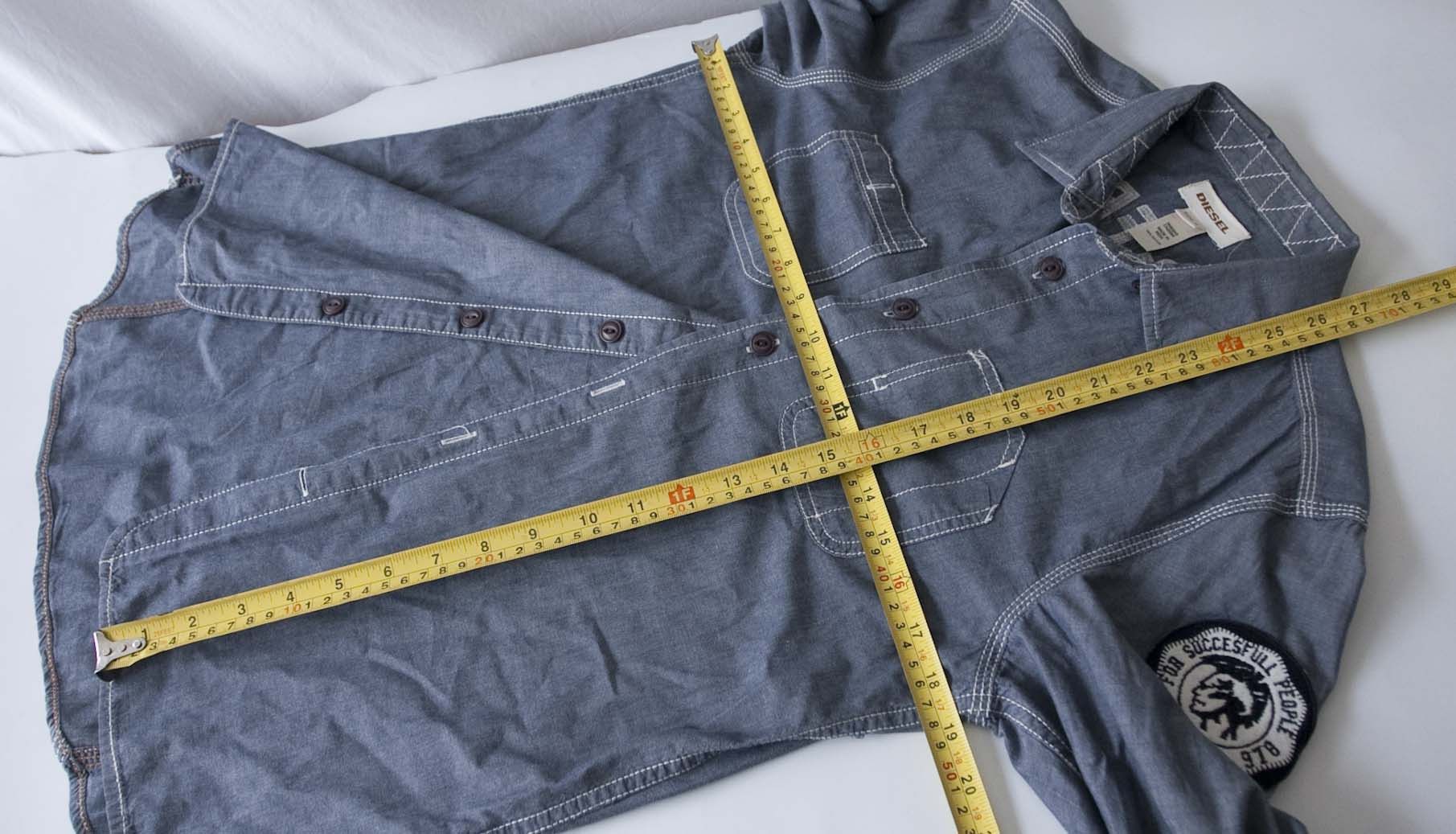 Diesel Diesel Shirt Denim Chambray Patch Size S Size US S / EU 44-46 / 1 - 5 Thumbnail