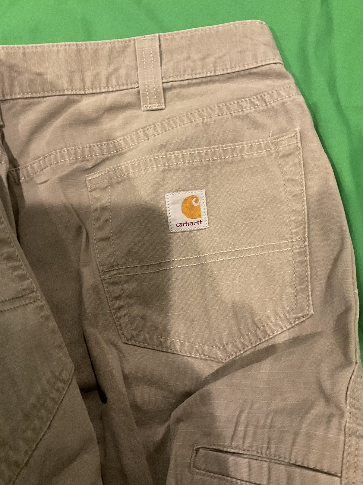 Carhartt × Vintage Vintage Tan Carhartt cargo pants Size US 38 / EU 54 - 2 Thumbnail