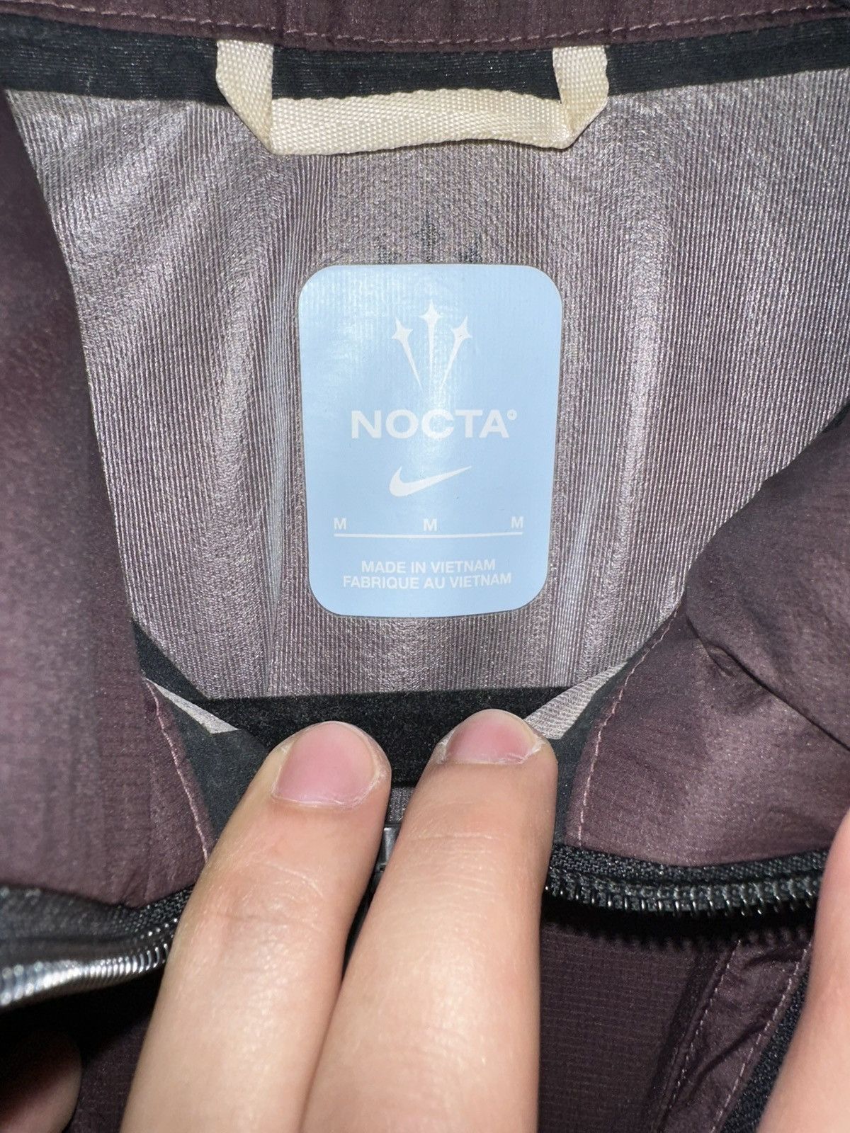 Nike NOCTA nike Deep pockets nylon 3in1 dark wine track jacket Size US M / EU 48-50 / 2 - 7 Thumbnail
