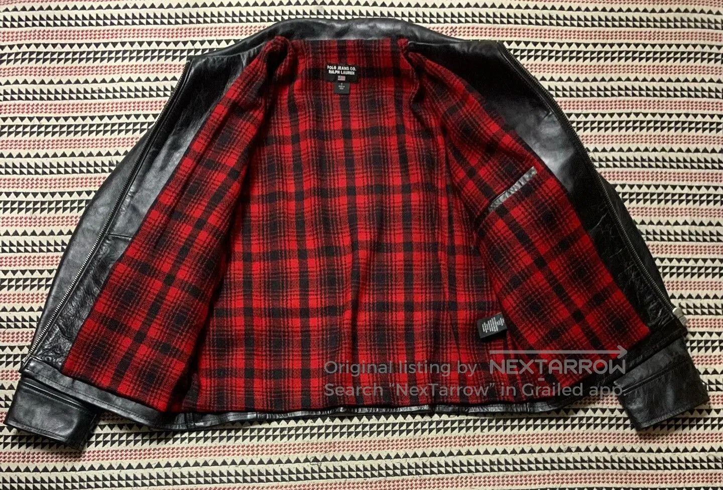 Polo Ralph Lauren black leather jacket by polo ralph lauren. Size US S / EU 44-46 / 1 - 7 Thumbnail