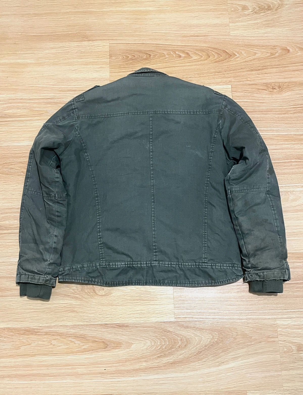 Vintage Vintage Military Field Jacket Distressed Faded Workwear L Size US XL / EU 56 / 4 - 4 Thumbnail