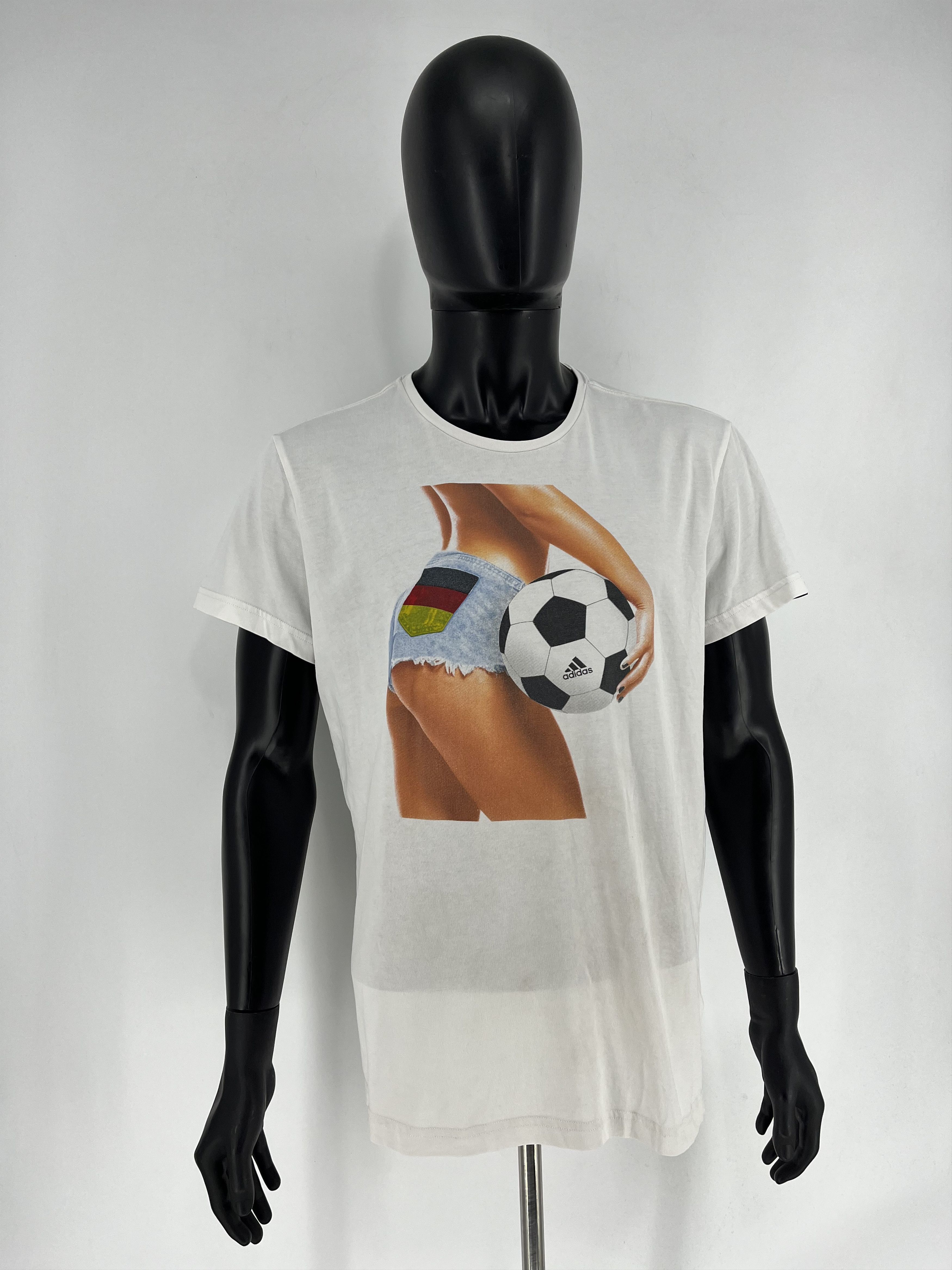 Adidas Adidas EURO 16 Tee Summer Fan white Size L Sexy Girl Size US L / EU 52-54 / 3 - 3 Thumbnail