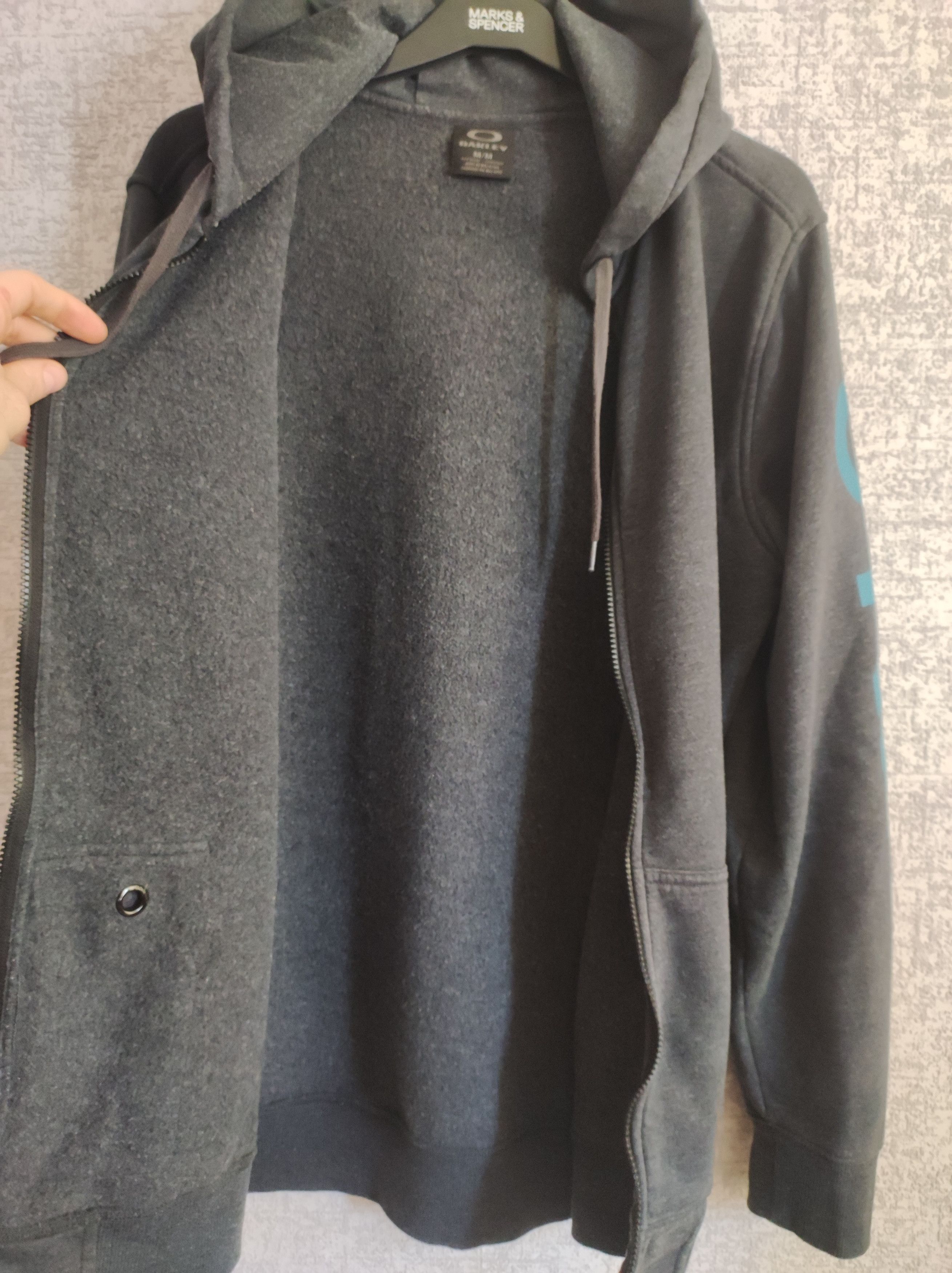 Oakley × Vintage Oakley full zip dwr hoodie m,l Size US M / EU 48-50 / 2 - 10 Thumbnail