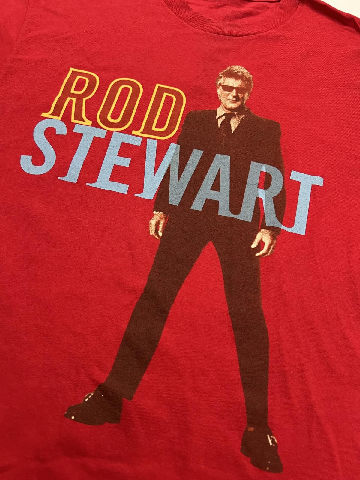 Other 2001 Rod Stewart Red Graphic T-Shirt Large Size ONE SIZE - 2 Thumbnail