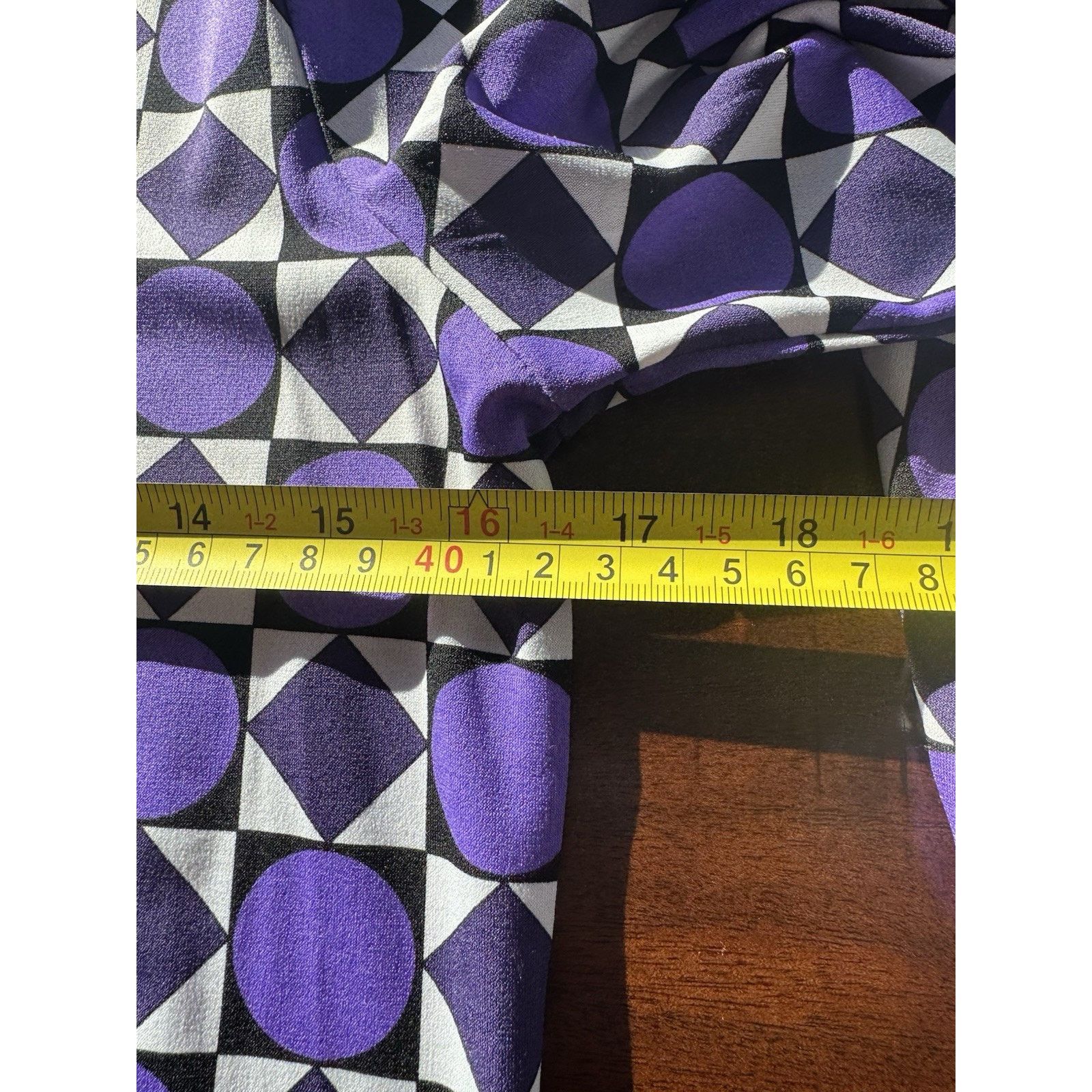 Michael Kors Michael Kors Purple Geometric Print Long Sleeve Petite M Size M / US 6-8 / IT 42-44 - 7 Thumbnail