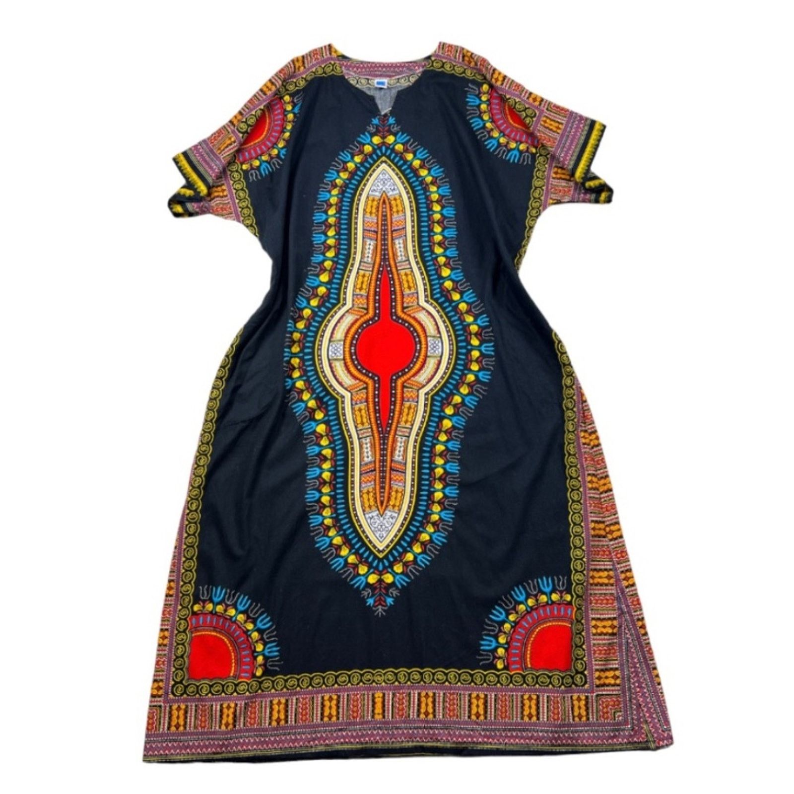 NBDN Nobrandedon Mama&Papa African Kaftan in Multi Print | Size L Size L / US 10 / IT 46 - 1 Thumbnail