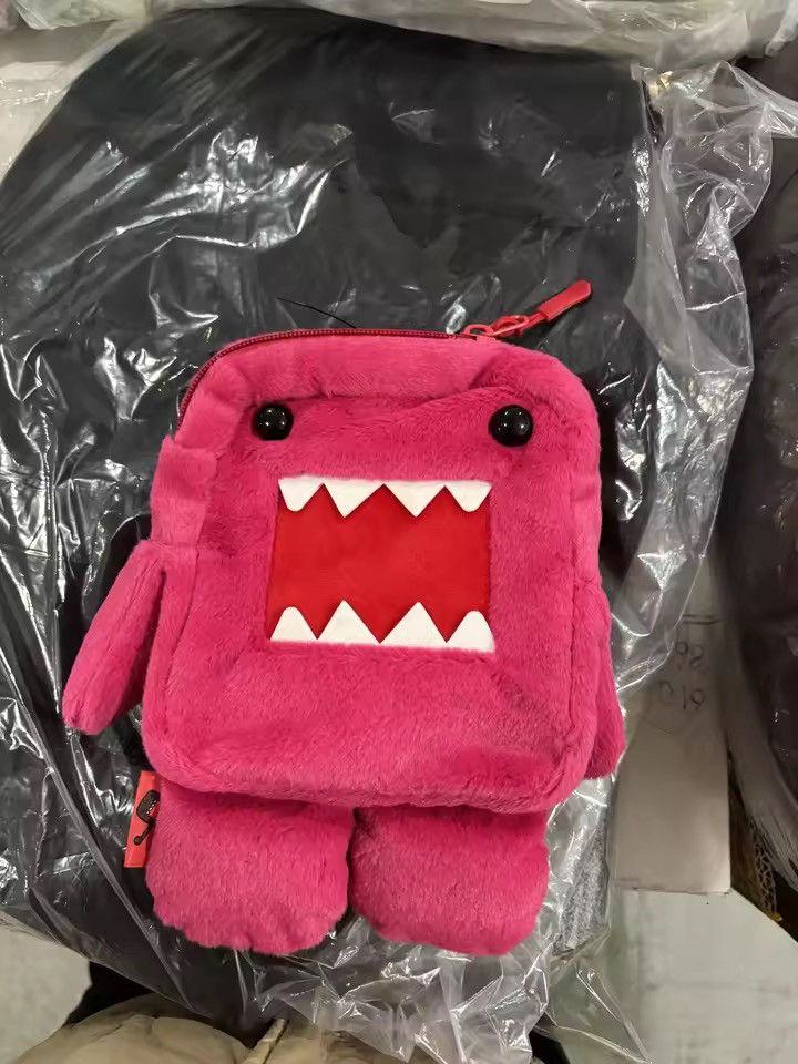 Japanese Brand Kawaii Domo Kun Plush Shoulder Bag Size ONE SIZE - 3 Thumbnail