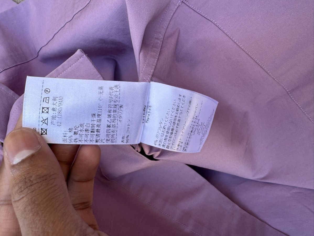 Bottega Veneta Bottega Veneta Lavender Button Up Shirt Size US L / EU 52-54 / 3 - 5 Thumbnail