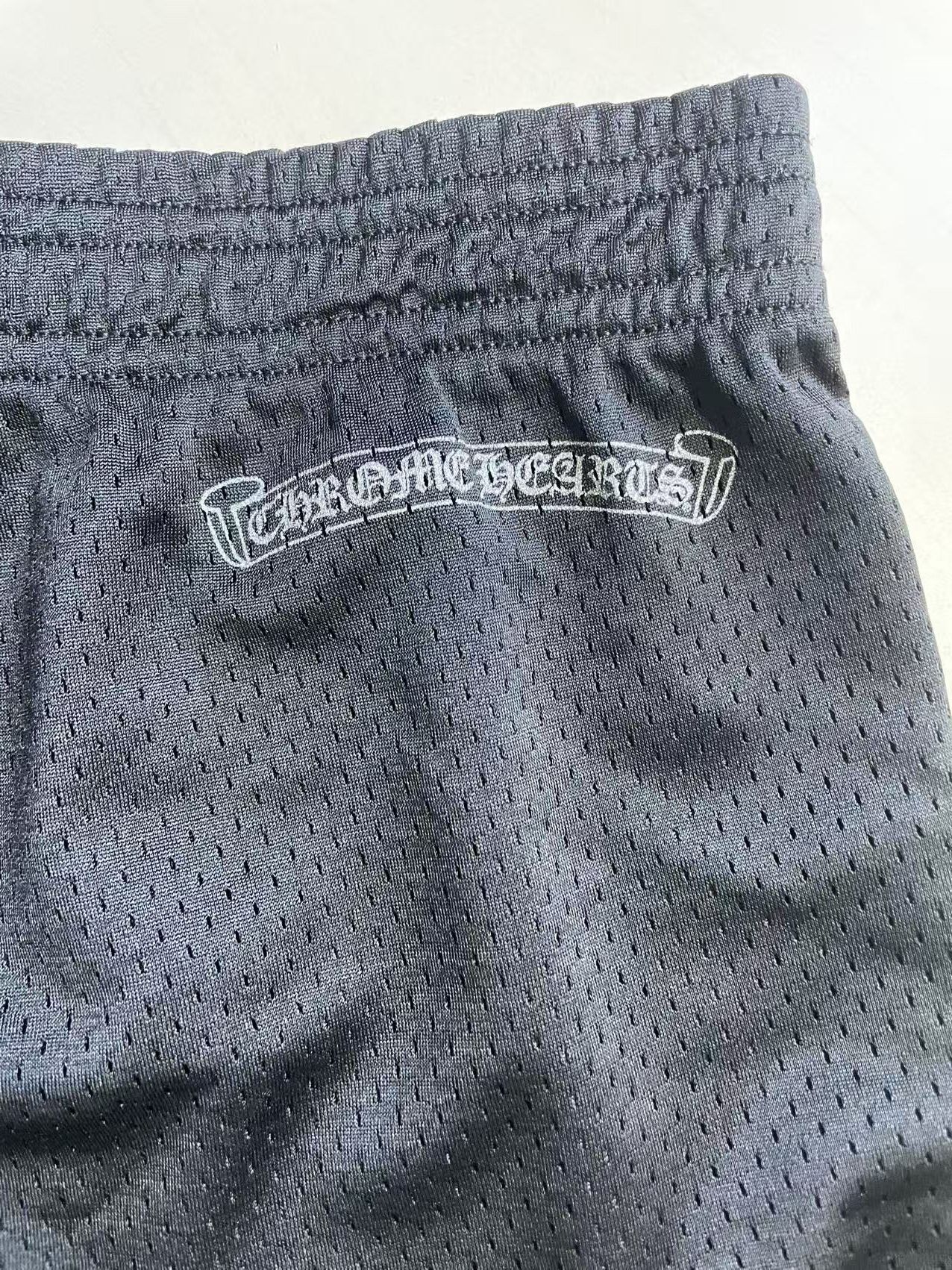 Chrome Hearts Chrome Hearts Black 22 CH Logo Mesh Shorts Size 29" - 4 Thumbnail