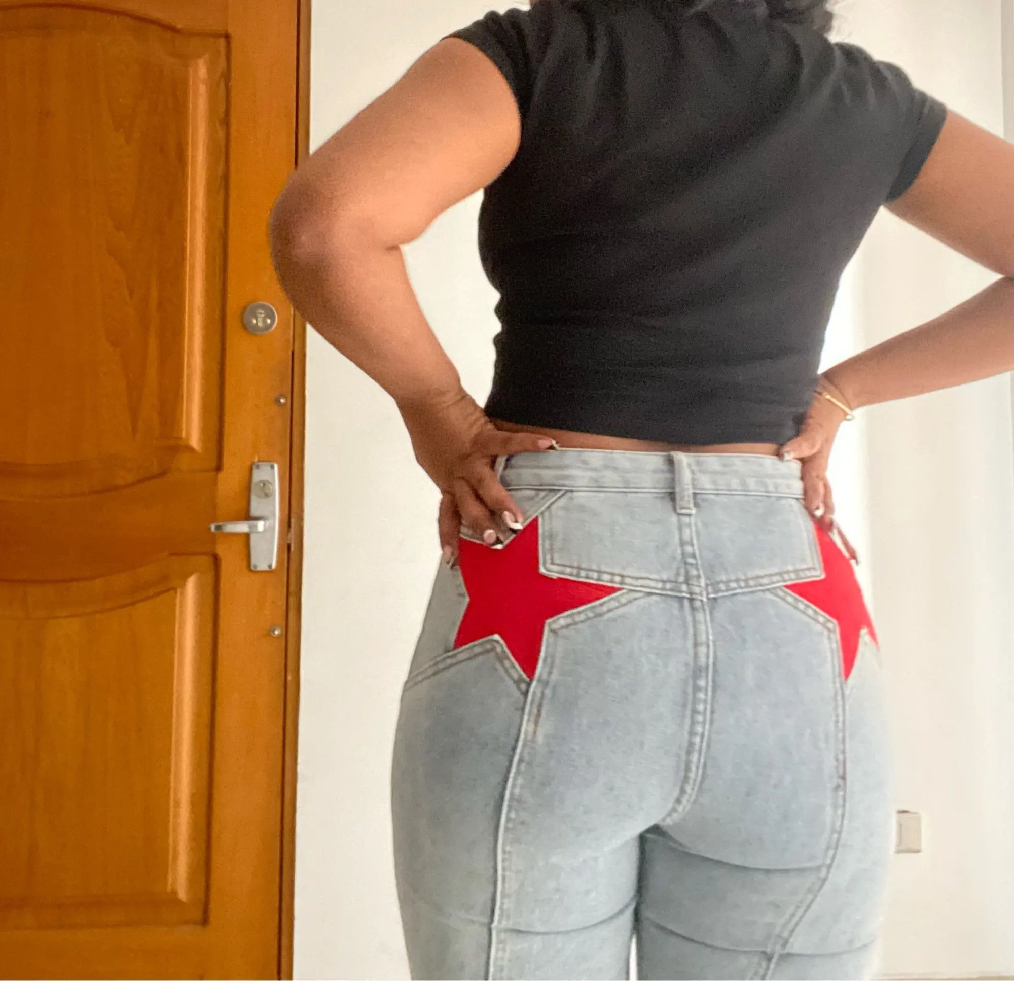Star Print Jeans 90s Aesthetic