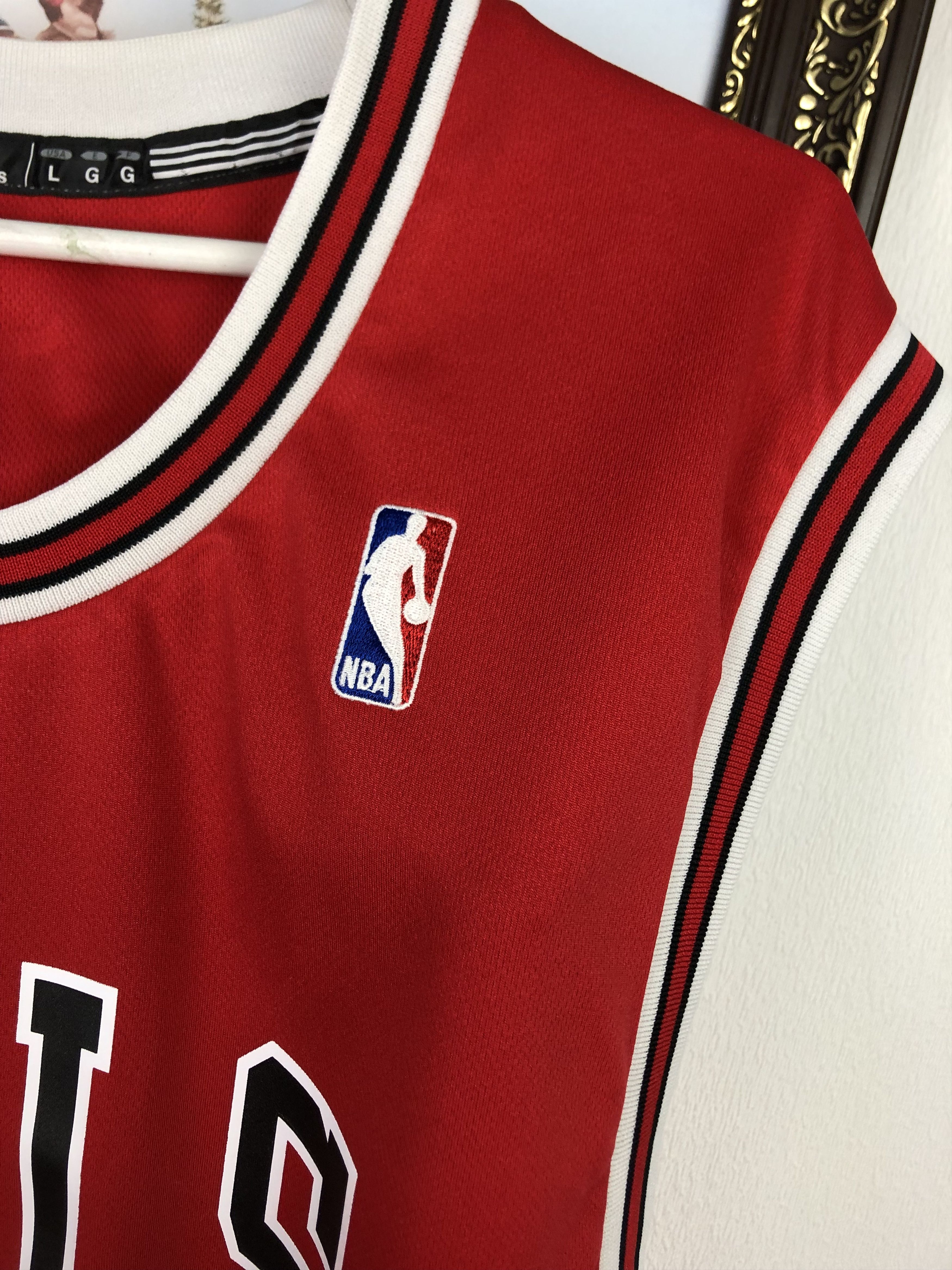 Adidas Vintage Adidas Chicago Bulls NBA Red 1 Rose Jersey Mens Size US L / EU 52-54 / 3 - 4 Thumbnail