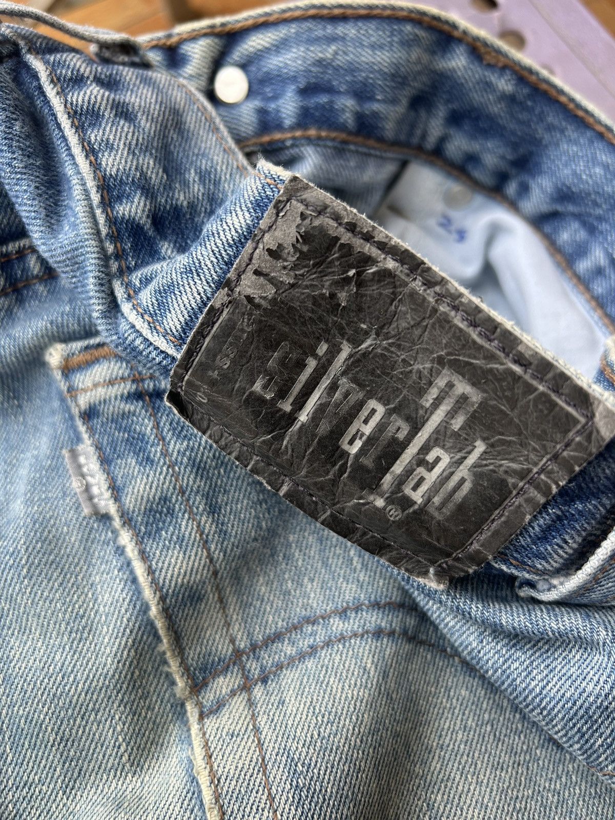 Levi's × Vintage VTG 90s Levi’s Silvertab Dirty Denim Loose Wide Leg Jeans Size US 33 - 20 Thumbnail