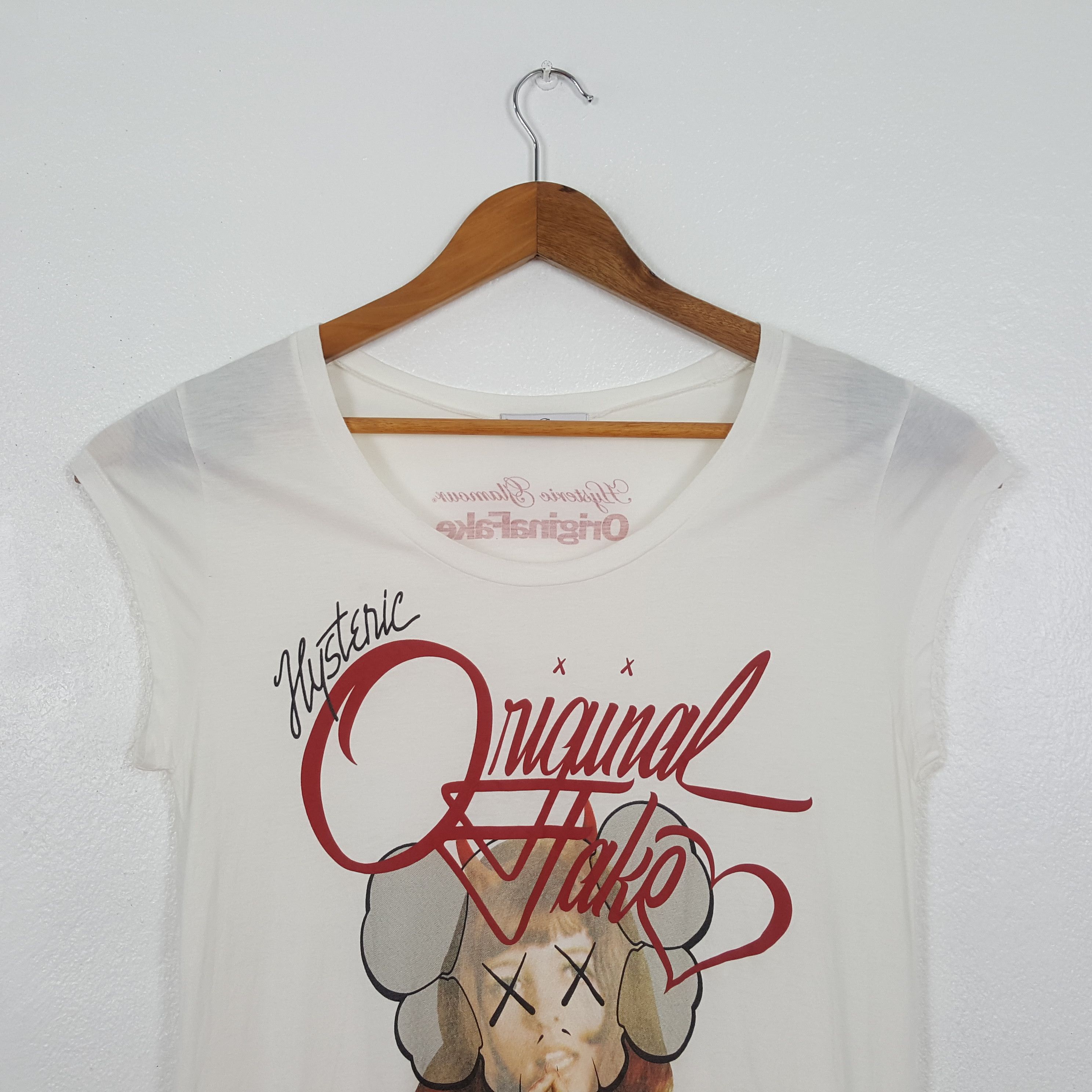 Hysteric Glamour Vintage Hysteric Glamour x Original Fake Brand Tees C312N64 Size S / US 4 / IT 40 - 2 Thumbnail