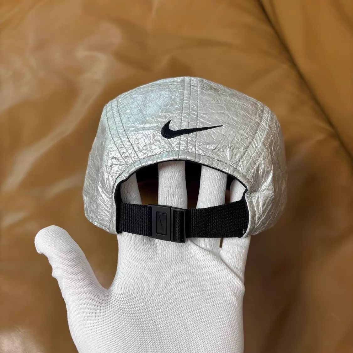 Nike Nike Vintage Metalized Nylon Retro Font Unisex Cap Size ONE SIZE - 4 Thumbnail