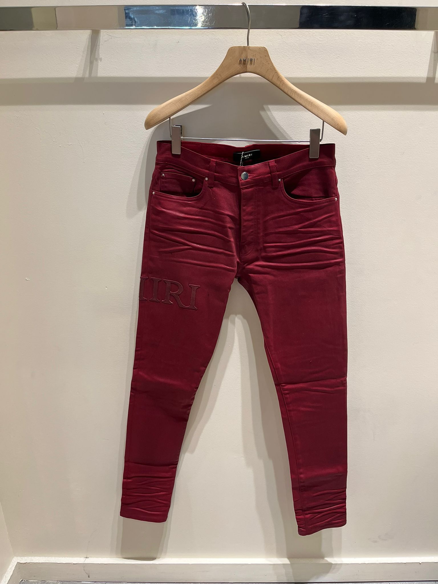o1s1wg110825 Jeans in Burgundy