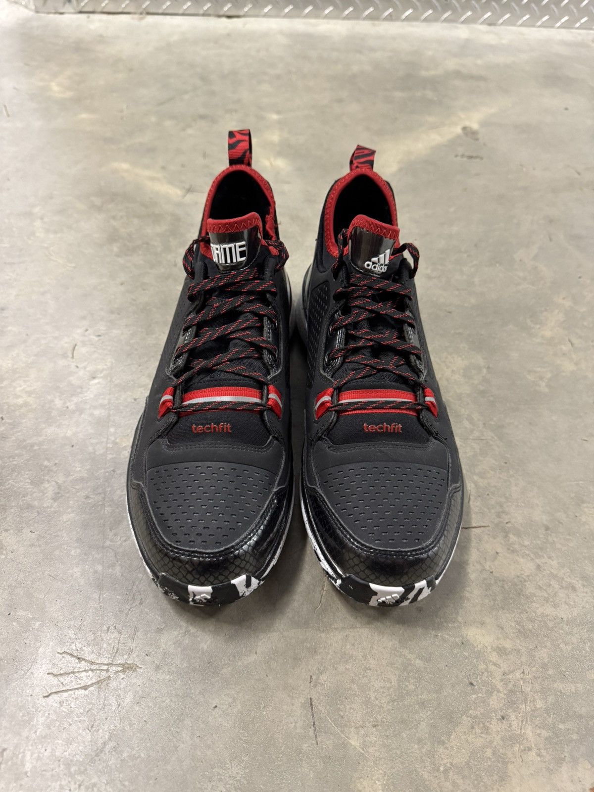 Adidas Adidas Dame 1 Black White Red Size 10 Size US 10 / EU 43 - 4 Thumbnail