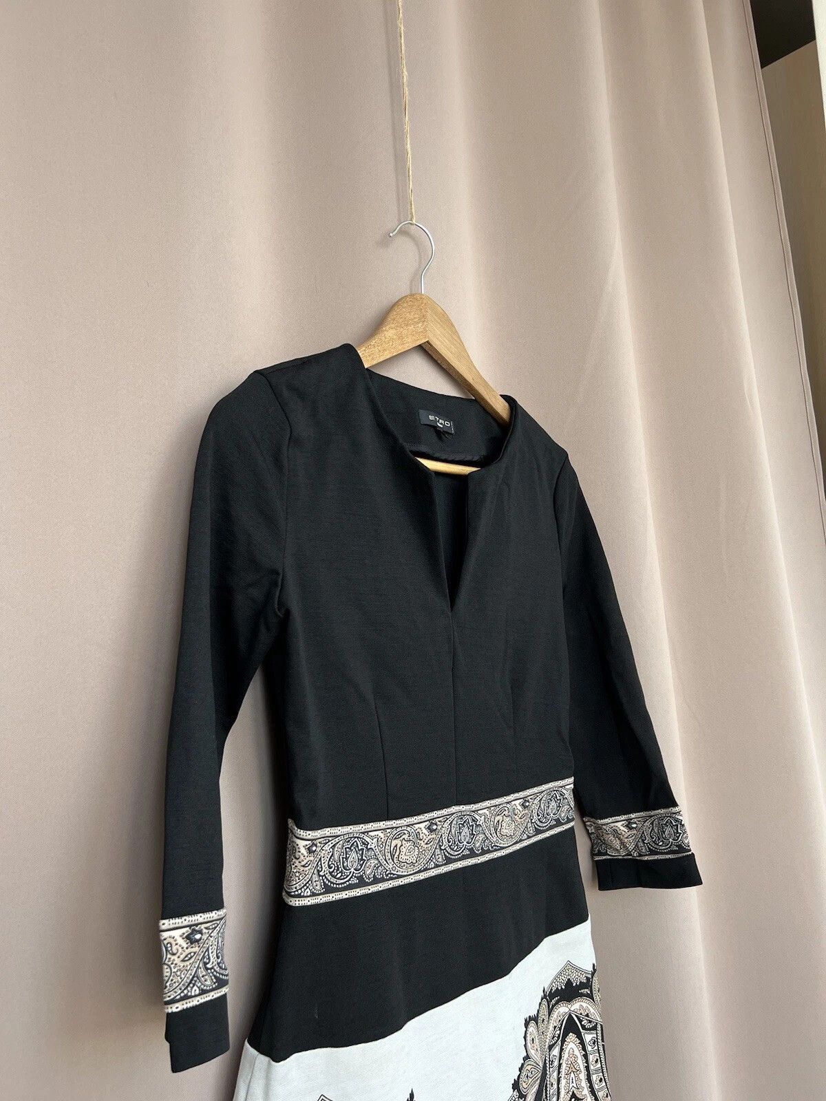 Etro Etro Milano Viscosa/Wool Womens Midi Dress Size 44 or M Size M / US 6-8 / IT 42-44 - 3 Thumbnail