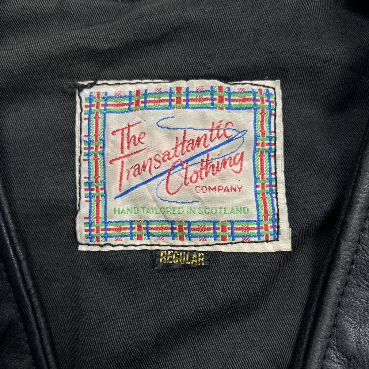 Aero Leathers Vintage 70s The Transatlantic clothing leather vest talon Size US M / EU 48-50 / 2 - 8 Thumbnail
