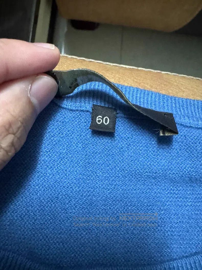 Loro Piana Loro Piana size 60 Blue Knit Sweater Size US XXS / EU 40 - 3 Thumbnail