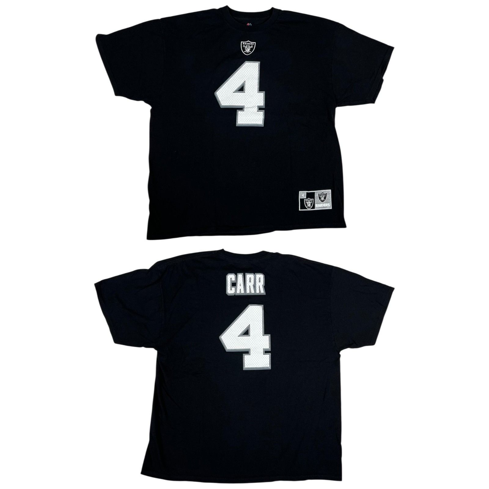 Majestic Las Vegas Raiders T-Shirt Tee Mens 2XL Black NFL Football Ma Size US XXL / EU 58 / 5 - 1 Thumbnail