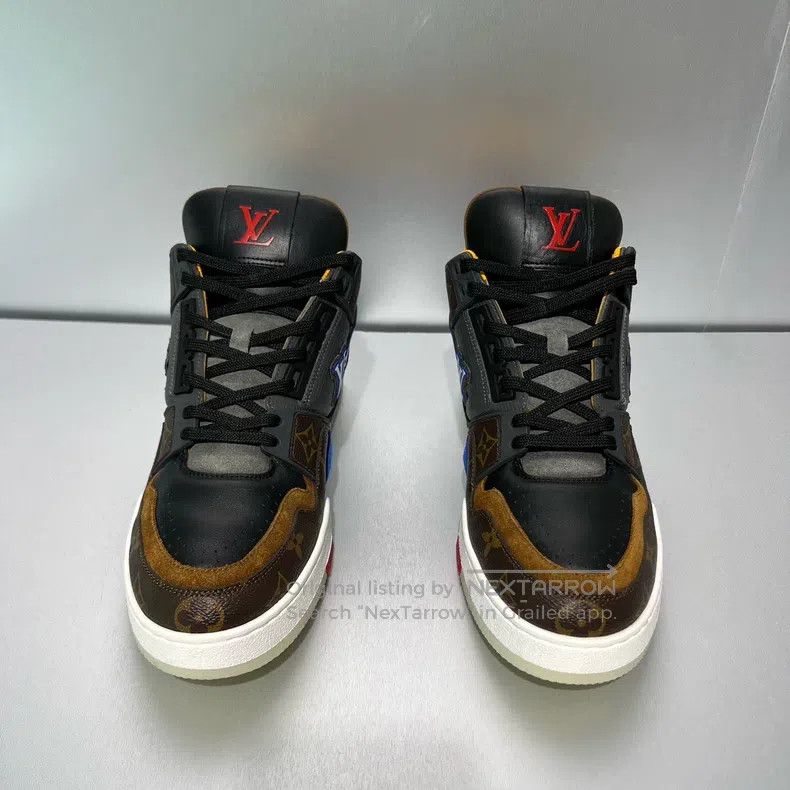 Louis Vuitton Louis Vuitton Brown presbyopic medium top board shoes Size US 8.5 / EU 41-42 - 2 Thumbnail