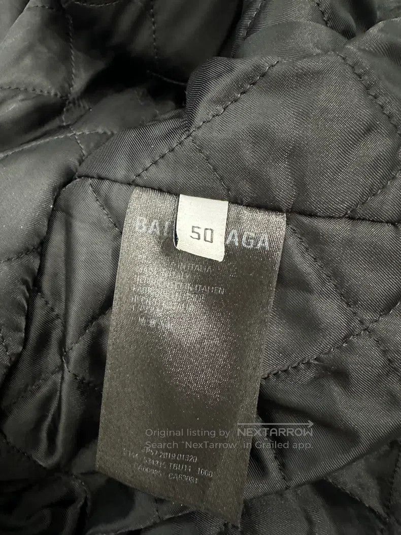 Balenciaga Balenciaga Lamb Fur Embroidered Letter Logo Cotton Jacket Size US M / EU 48-50 / 2 - 4 Thumbnail